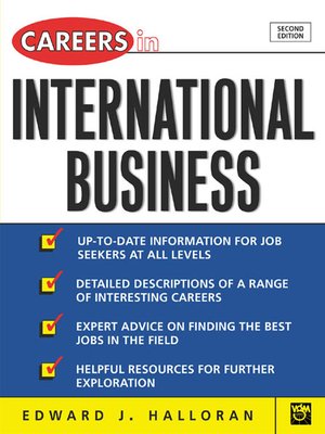 International business job opportunities